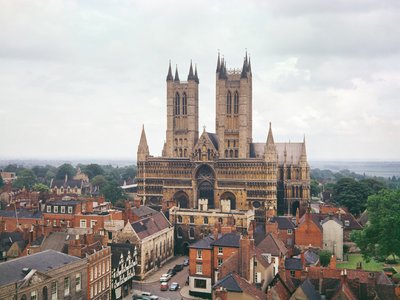 View of Lincoln Cathedral by Unbekannt Unbekannt